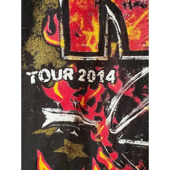 Kiss and Def Leopard concert 2014 T shirt L - Picture 5 of 7